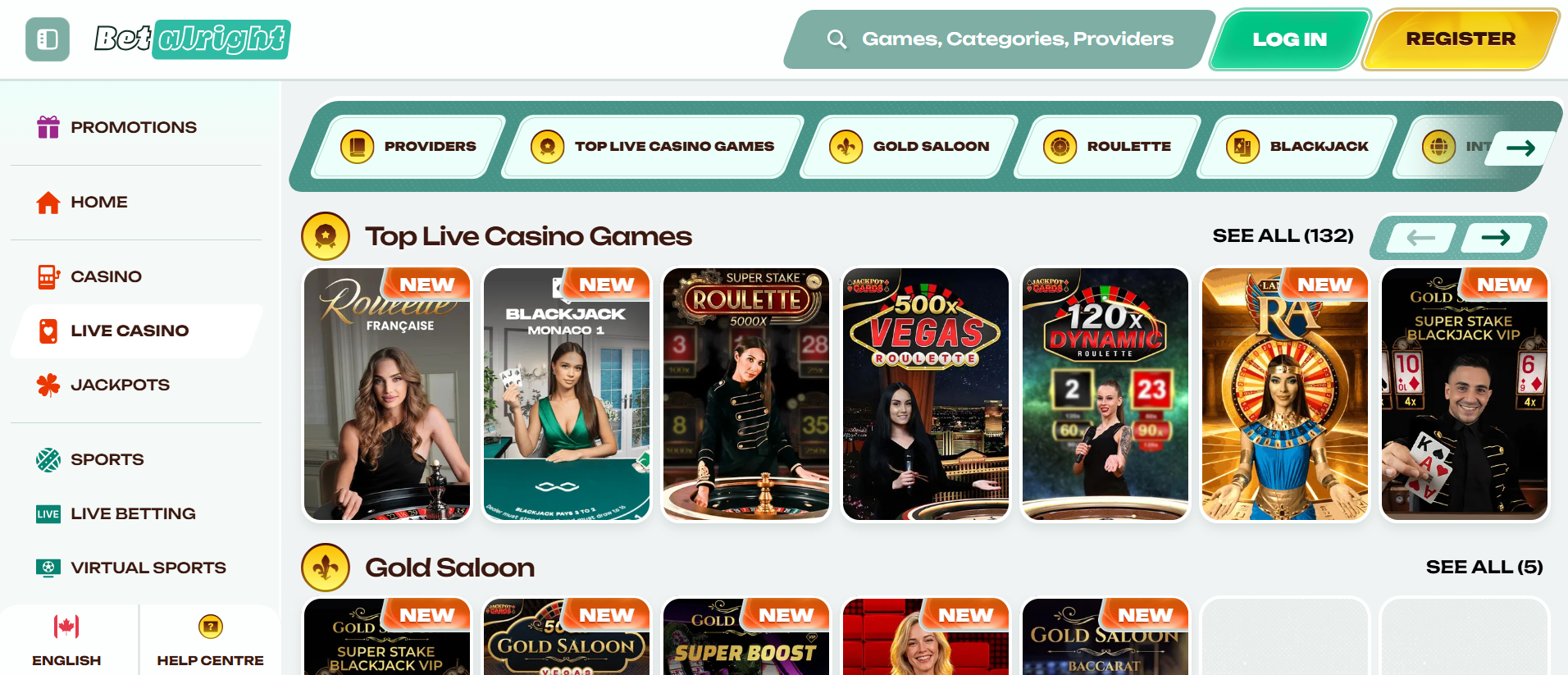 Betalright legaal casino